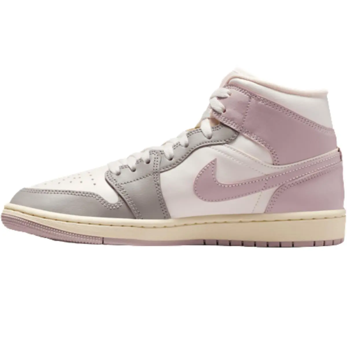 Nike shoes - Air Jordan 1 Mid Retro - Sail/Off Noir/White/Gym Red 40