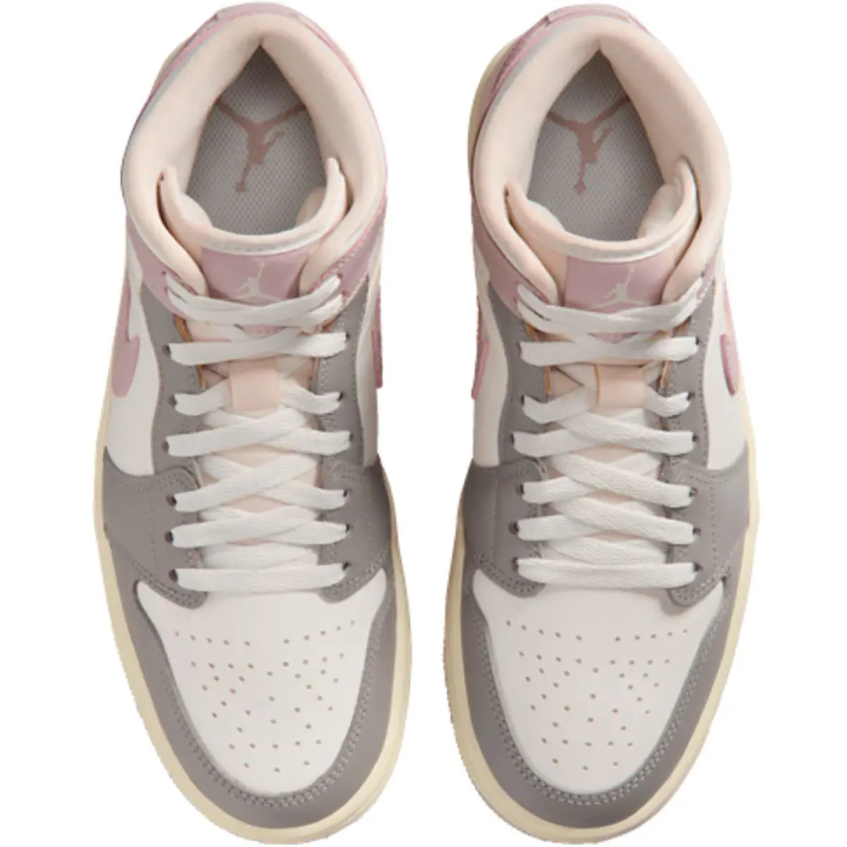 Nike shoes - Air Jordan 1 Mid - Air Mid - Sail/Off Noir/White/Gym Red 54