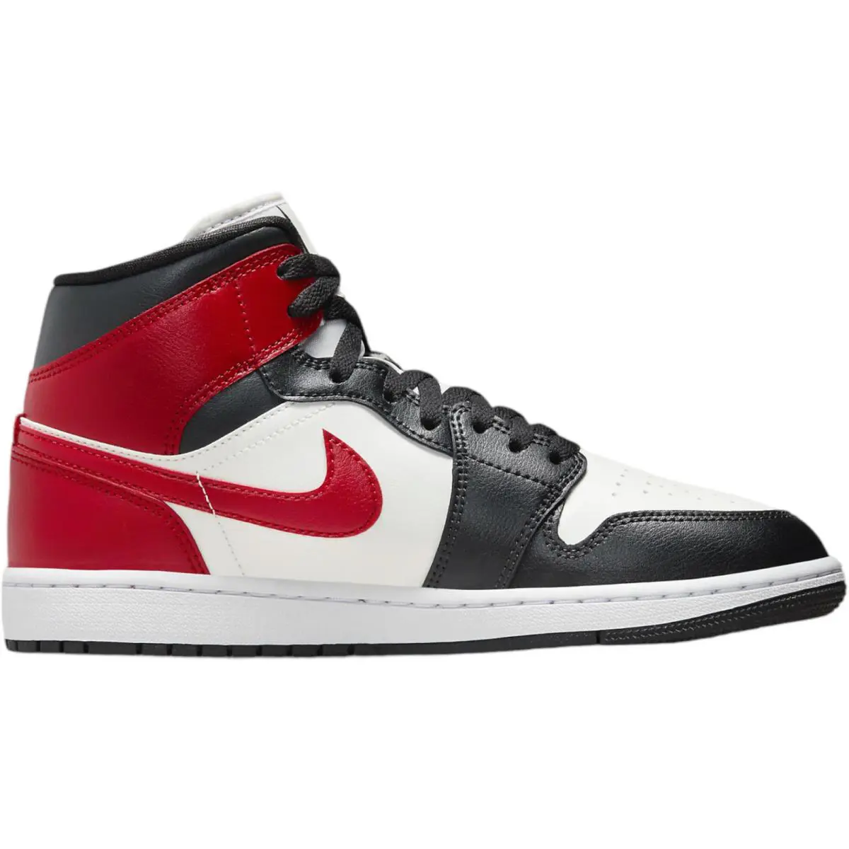 Nike shoes - Air Jordan 1 Mid - Air Mid - Sail/Off Noir/White/Gym Red 4