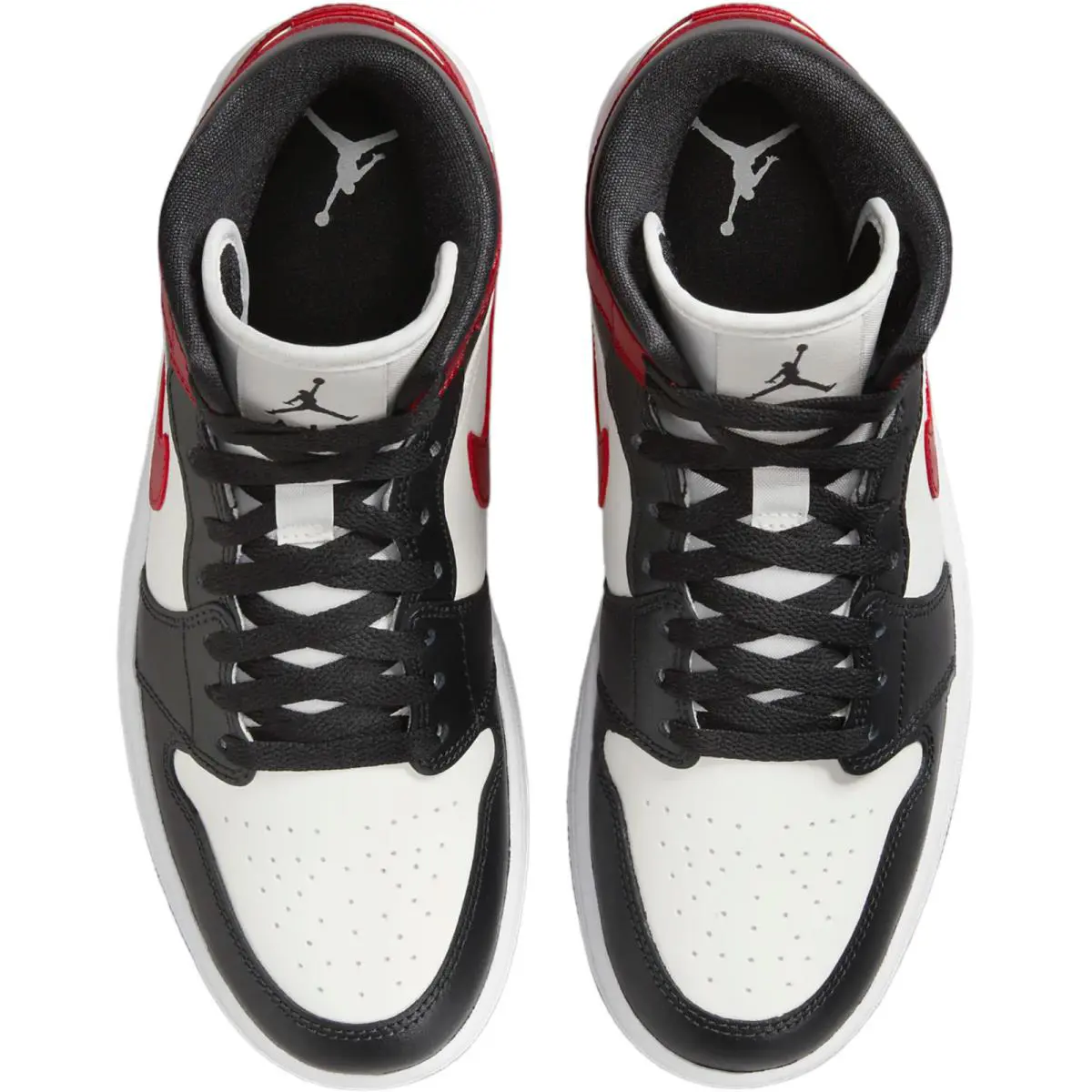 Nike shoes - Air Jordan 1 Mid - Air Mid - Sail/Off Noir/White/Gym Red 7