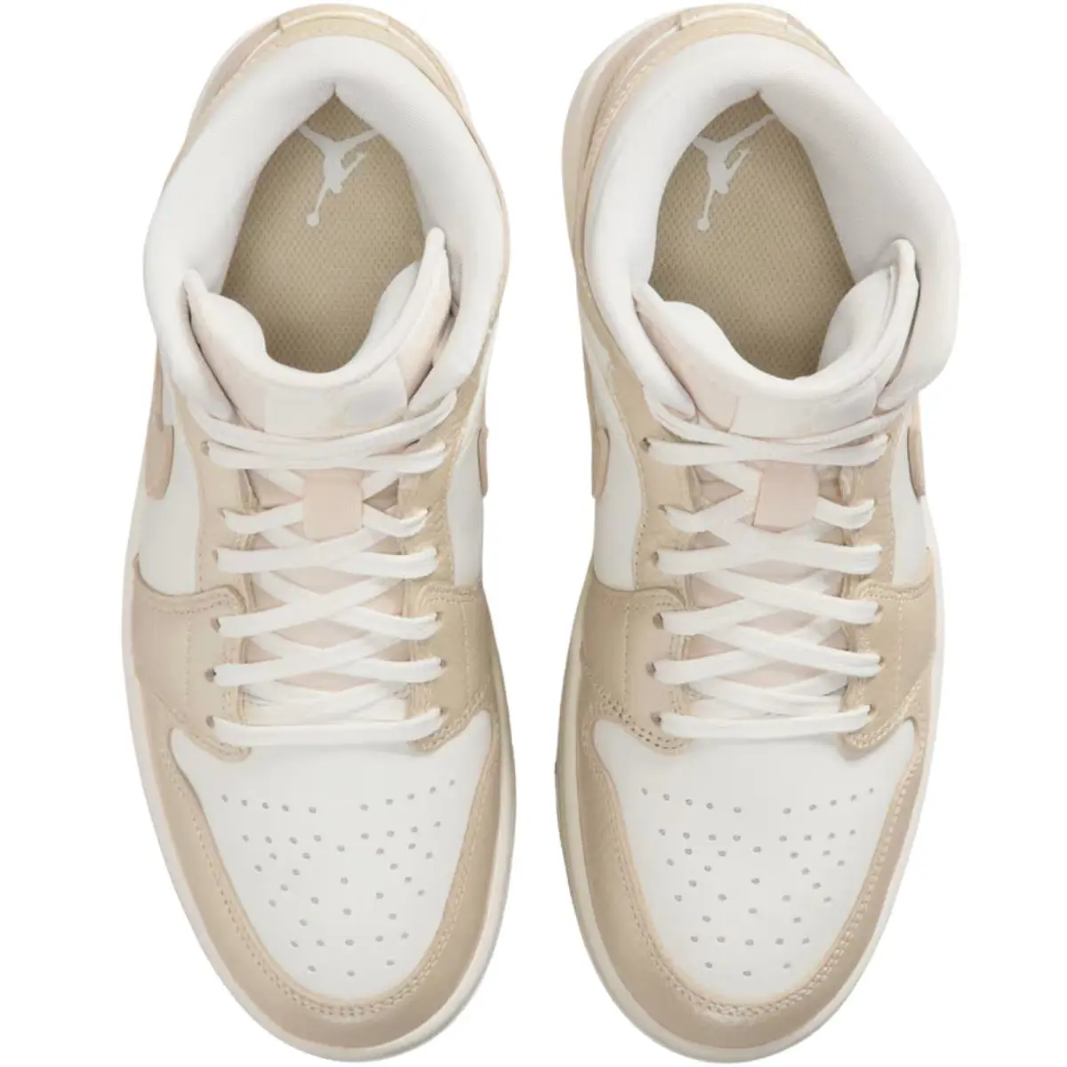 Nike shoes - Air Jordan 1 Mid - Air Mid - Sail/Off Noir/White/Gym Red 93
