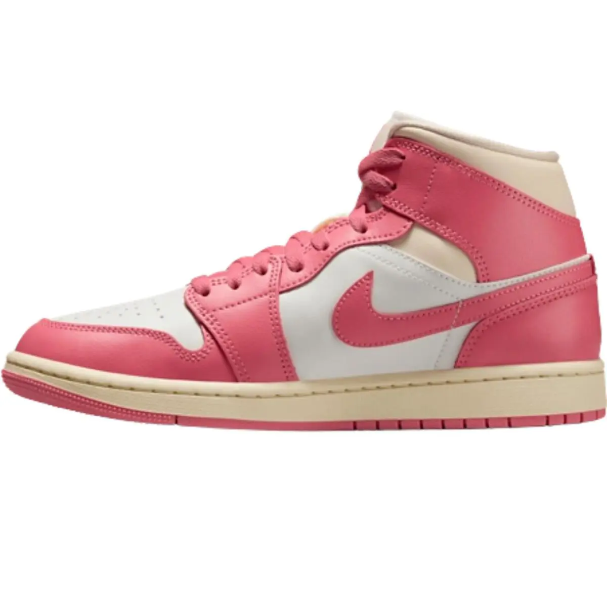 Nike shoes - Air Jordan 1 Mid - Air Mid - Sail/Off Noir/White/Gym Red 20