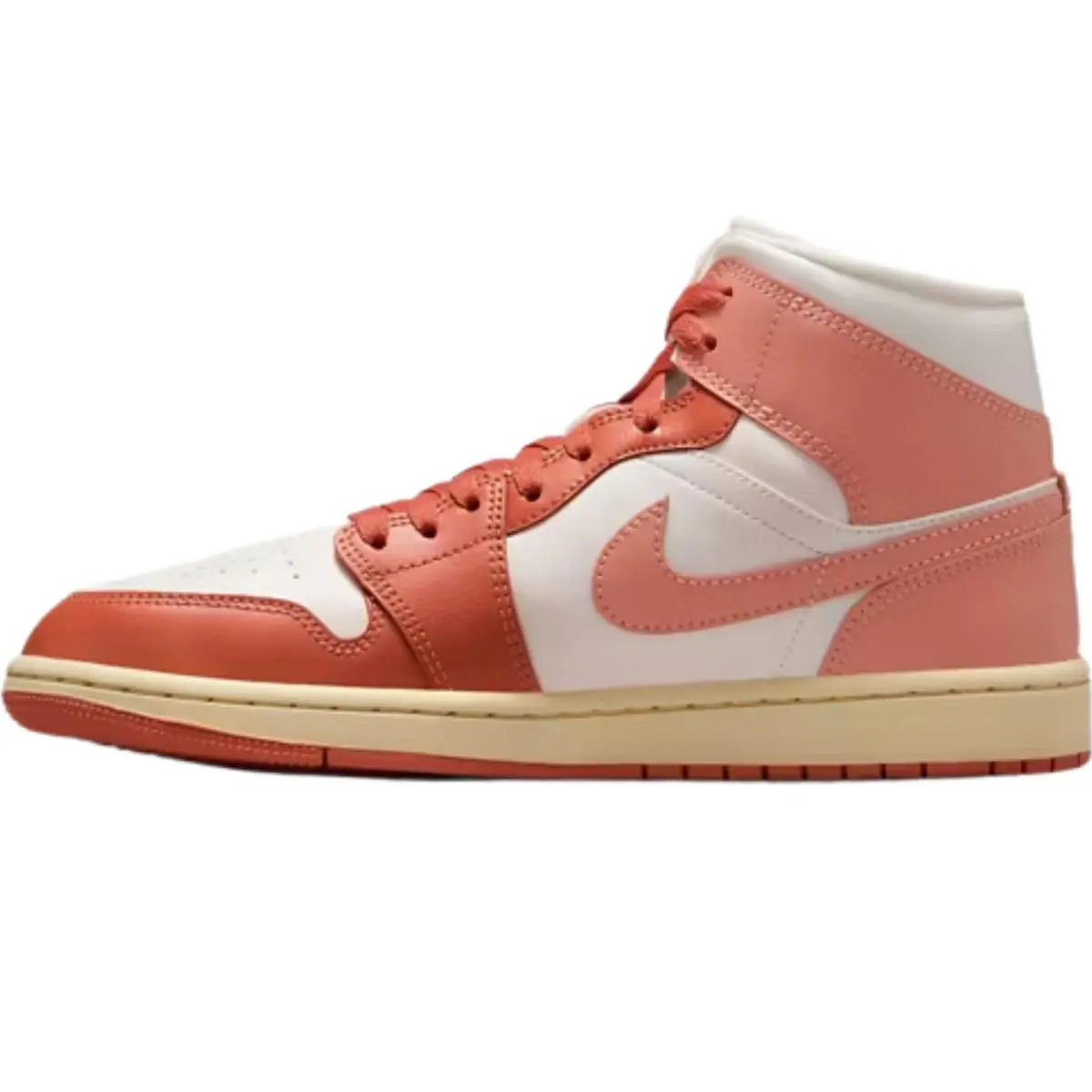 Nike shoes - Air Jordan 1 Mid - Air Mid - Sail/Off Noir/White/Gym Red 57