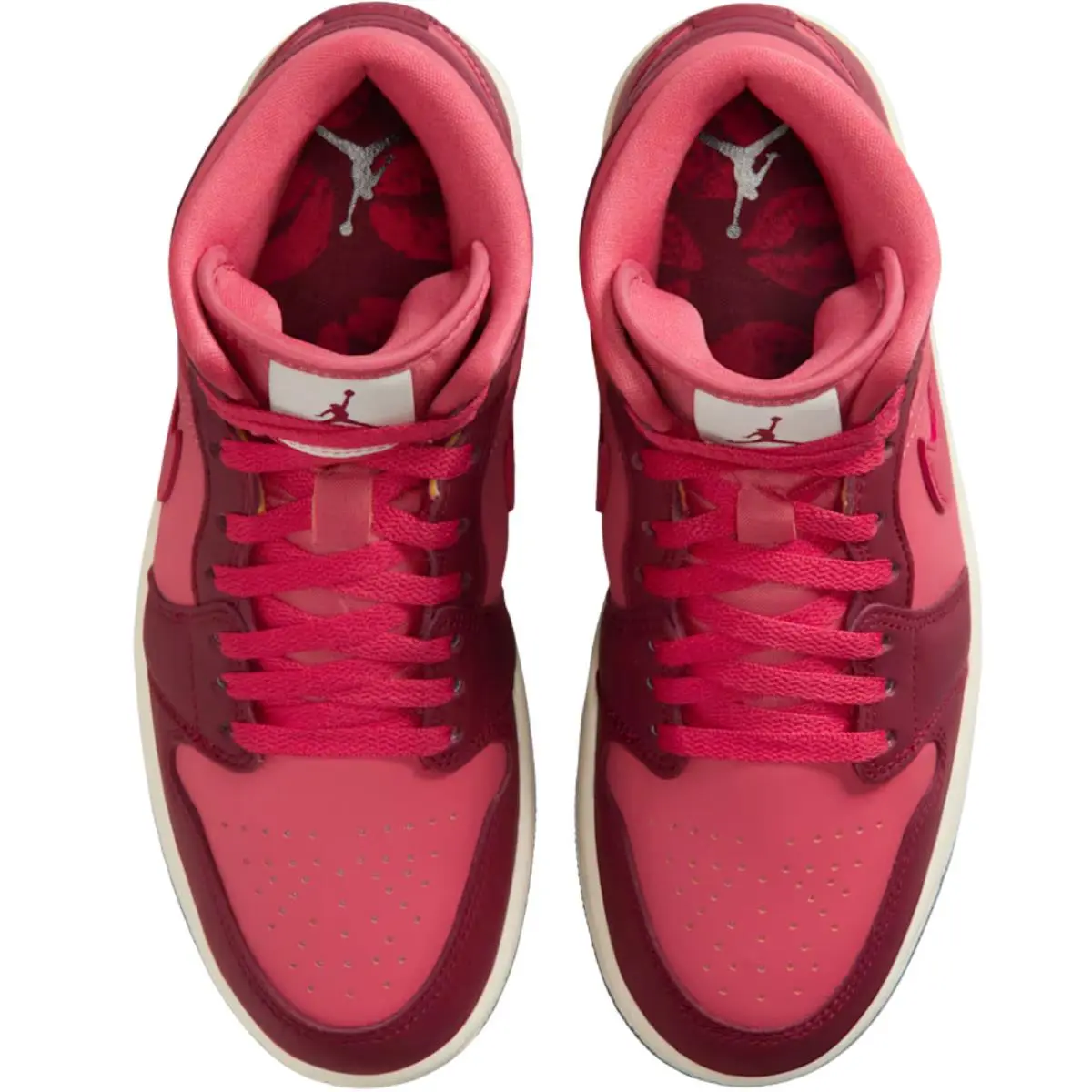 Nike shoes - Air Jordan 1 Mid Retro - Sail/Off Noir/White/Gym Red 63