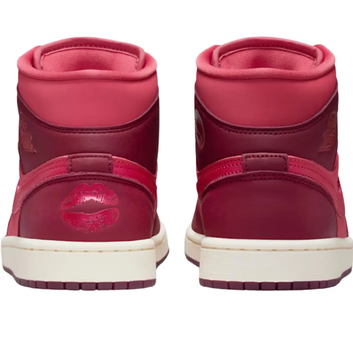 Nike shoes - Air Jordan 1 Mid - Air Mid - Sail/Off Noir/White/Gym Red 87