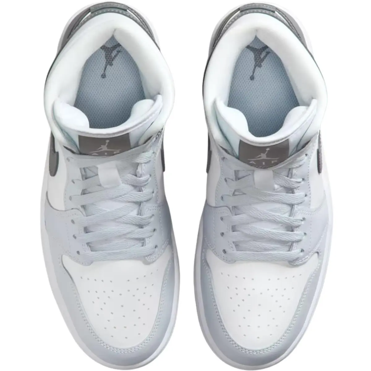 Nike shoes - Air Jordan 1 Mid Retro - Sail/Off Noir/White/Gym Red 34