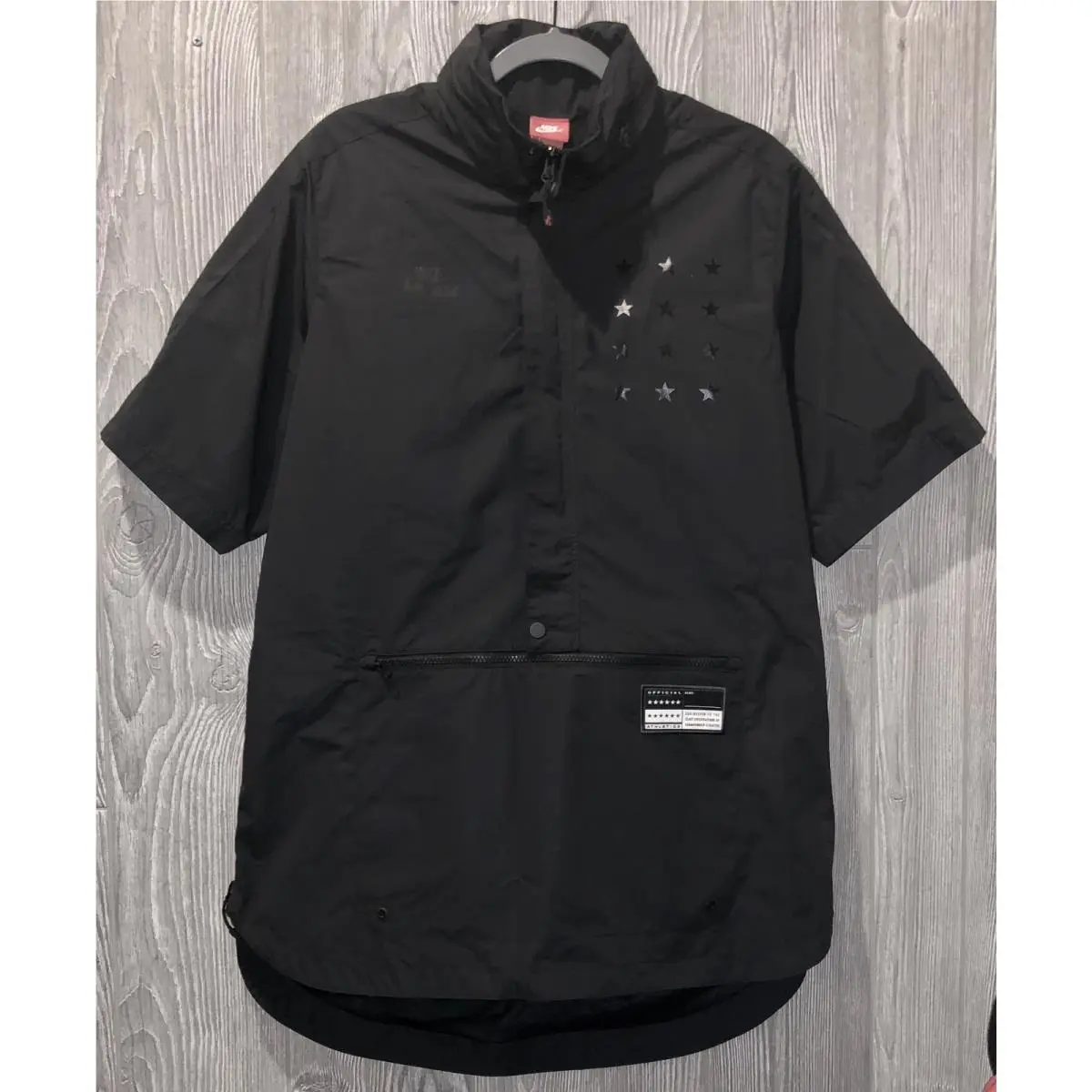 Nike clothing - NIKE Sportswear Air Pivot V3 1/2 Zip Pullover Basketball Ja - 802629 - Black 3