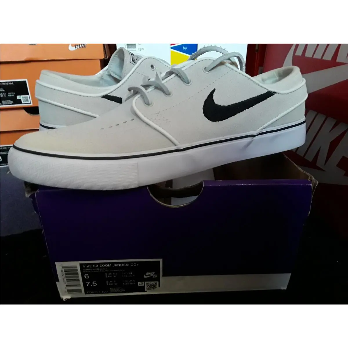 Nike shoes - Nike Zoom Stefan Janoski - Zoom Stefan Janoski - FD6757 100 - White 5