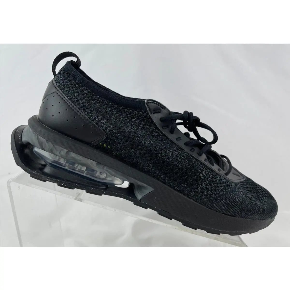 Nike Air Max Flyknit Racer Mens Triple Black Shoes FD2764-001