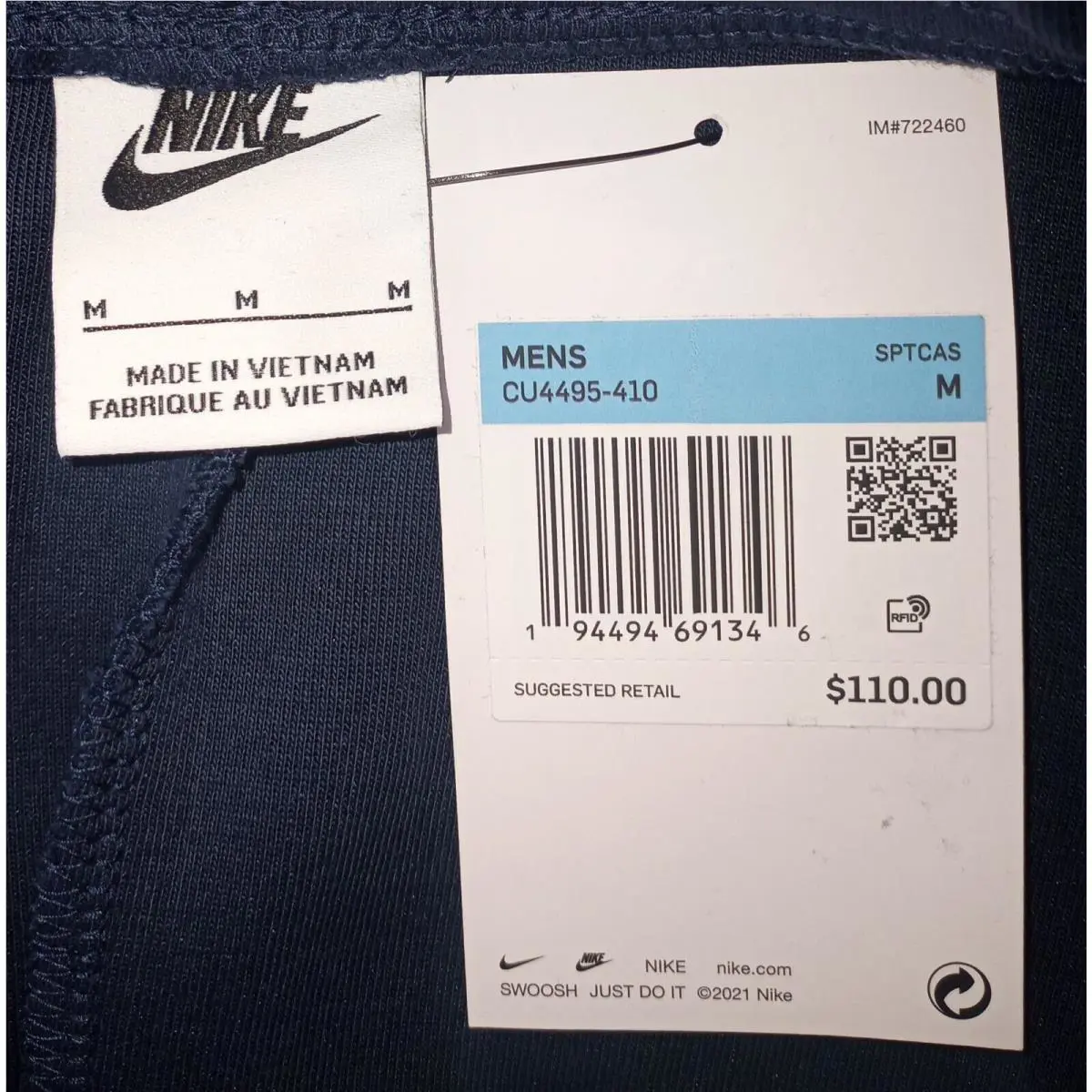 Nike clothing - Nike Tech Fleece Joggers - Tech Fleece Joggers - CU4495-410 - Blue 3