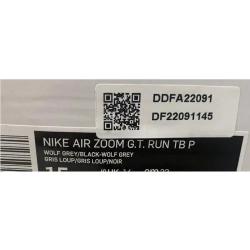 Nike shoes - G.T. Run - Run - DM5044 003 - Wolf Gray / Black 10