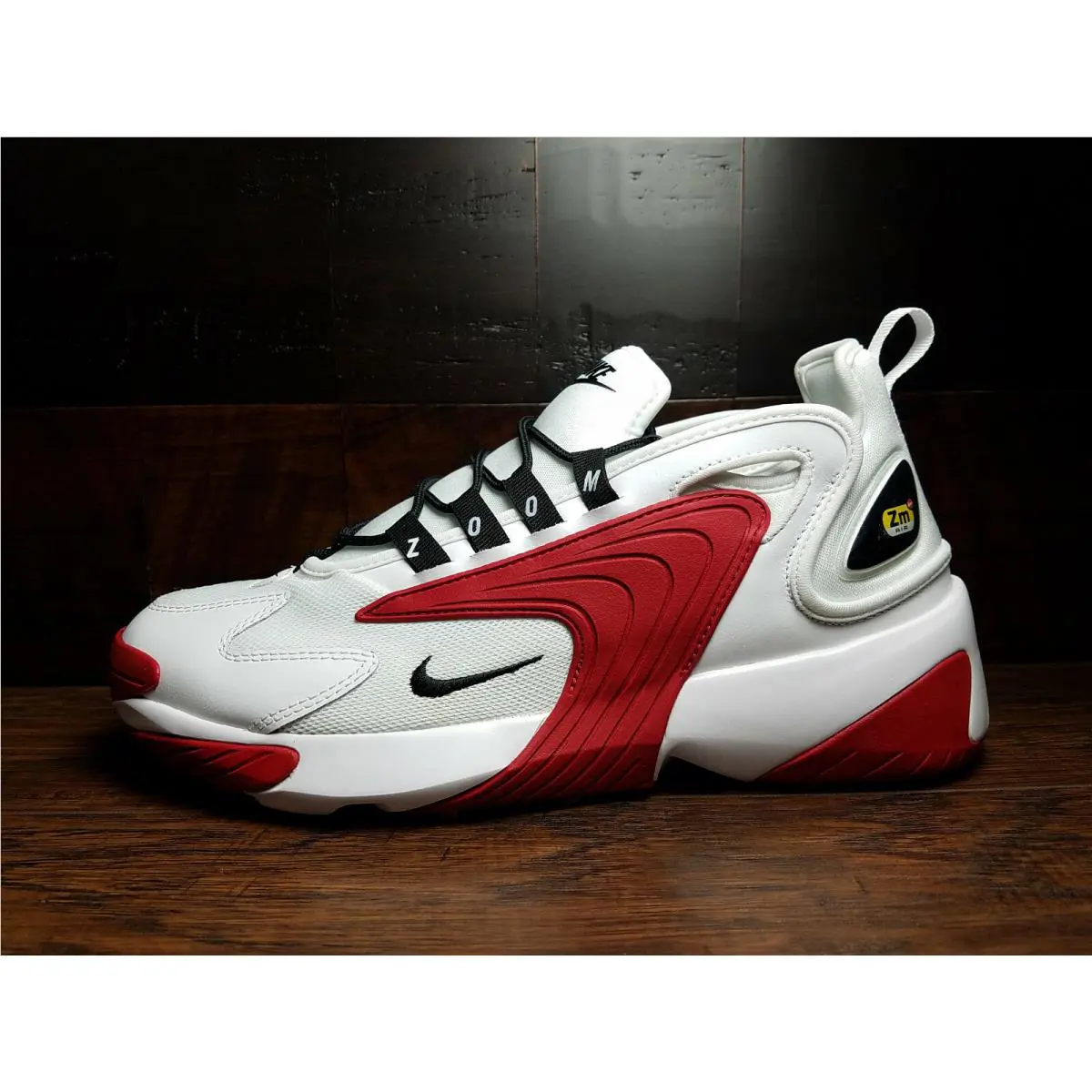 Nike shoes - Nike Zoom 2K - Zoom - AO0269-107 - White / Black / Red 4