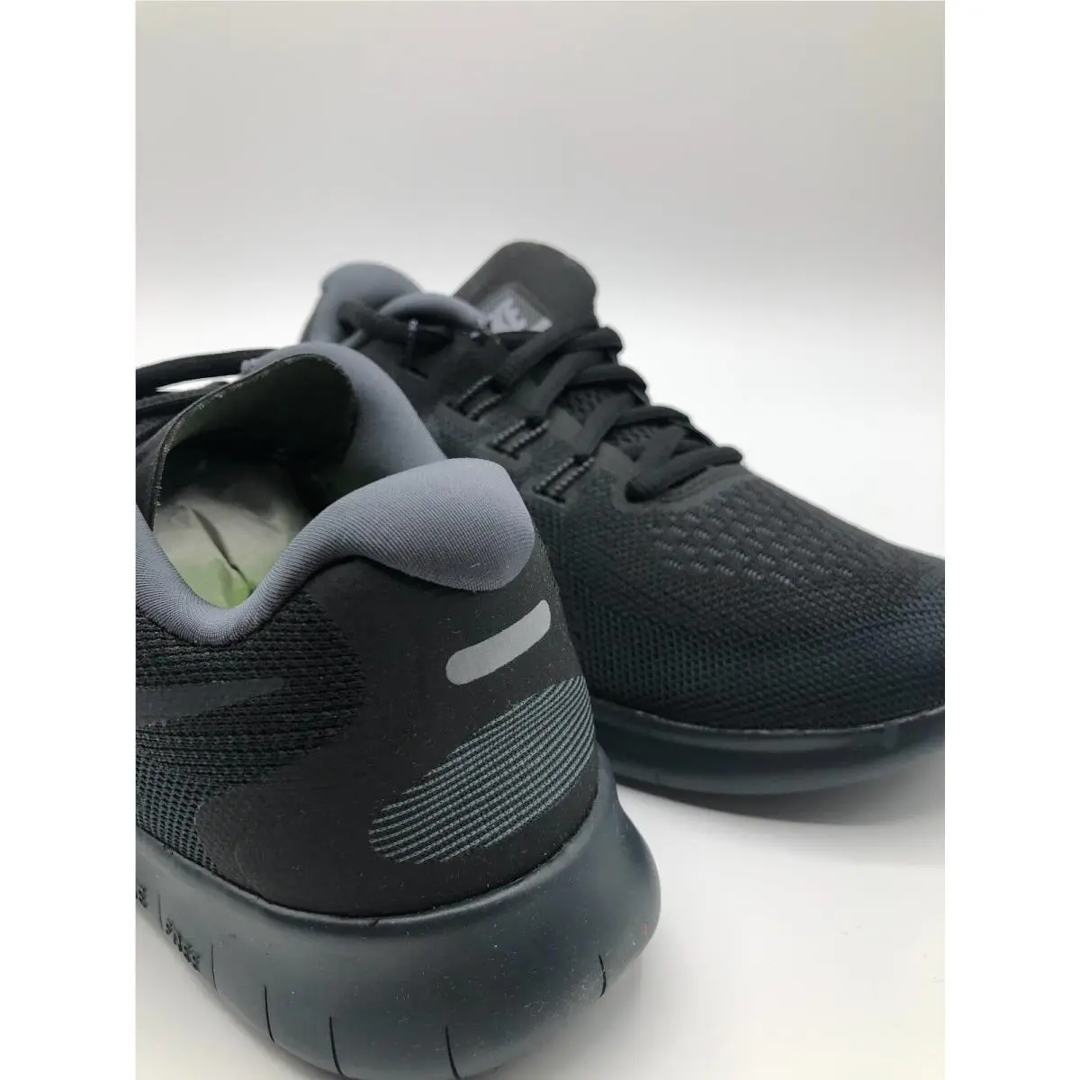 Nike shoes - Nike Free RN 2017 - Free - 880840-003 - Black, Manufacturer: Black/Anthracite-Dark Grey 9