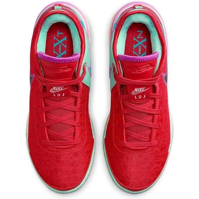 Nike shoes - Nike Zoom LeBron - Zoom LeBron - DR8784-600 - TRACK RED/BLACK-TEAL NEBULA 0
