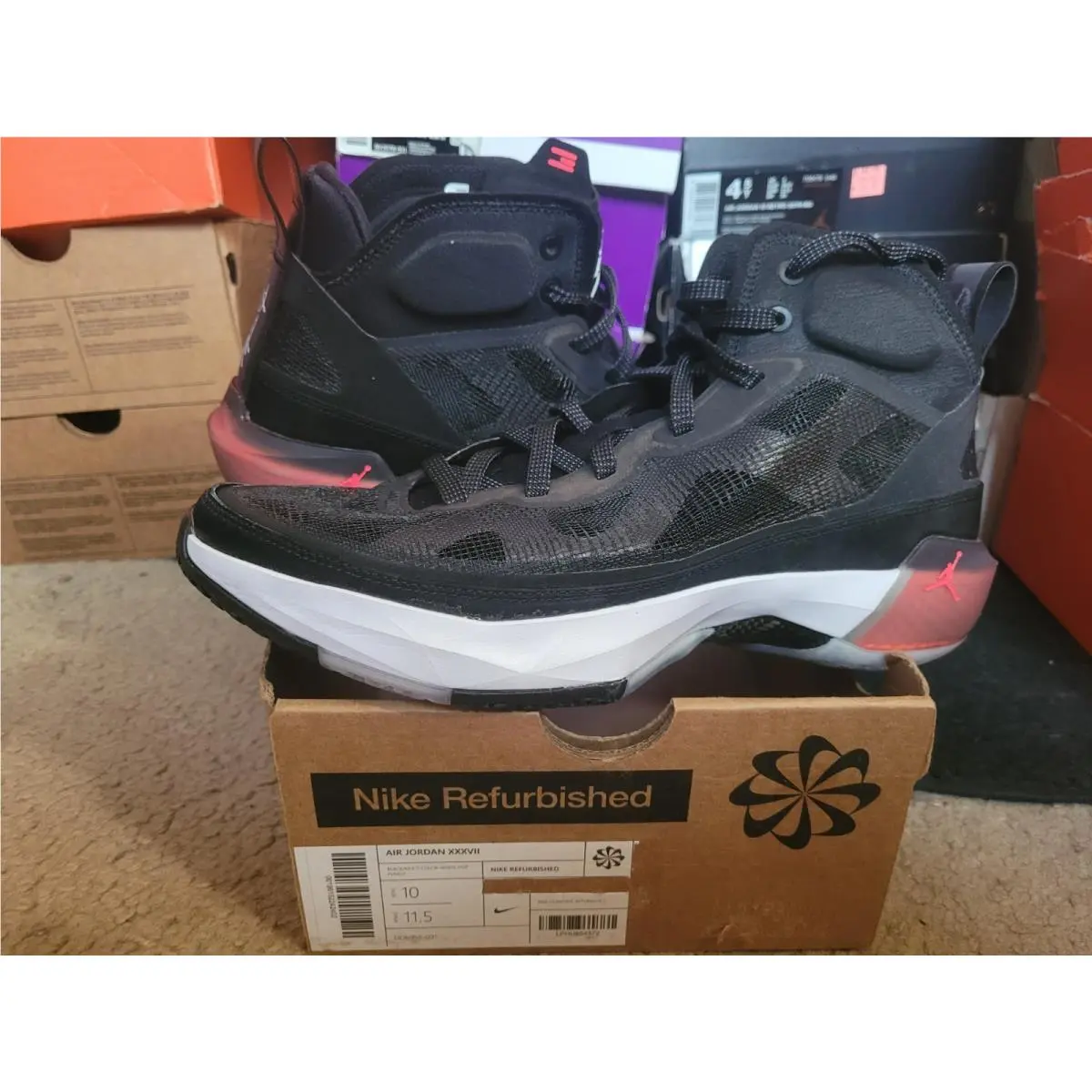 Nike shoes - Nike Air Jordan 37 - Air - DD6958 091 - Black 5