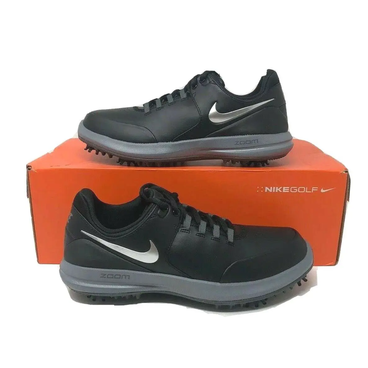 Nike Air Zoom Accurate Mens Golf Shoes 909723_003 Black/grey 8 9 9.5 11 12 - Black