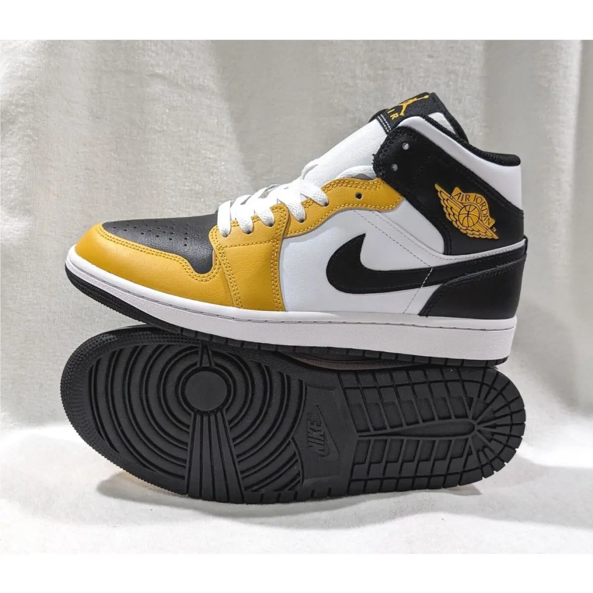 Nike shoes - Air Jordan 1 Mid - Air Mid - DQ8426-701 - Yellow Ochre/Black/White 14