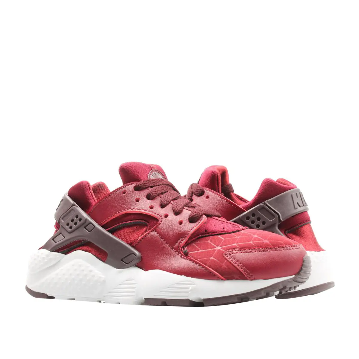 Huarache Run TU GS Team Red/burgundy Big Kids Running Shoes AV3228-600 by Nike