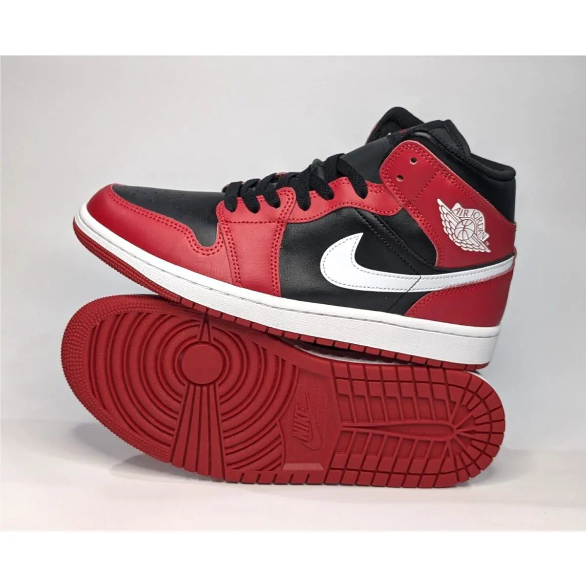 Nike shoes - Air Jordan 1 Mid - Air Mid - DQ8426-061 - Black/White/Red 12