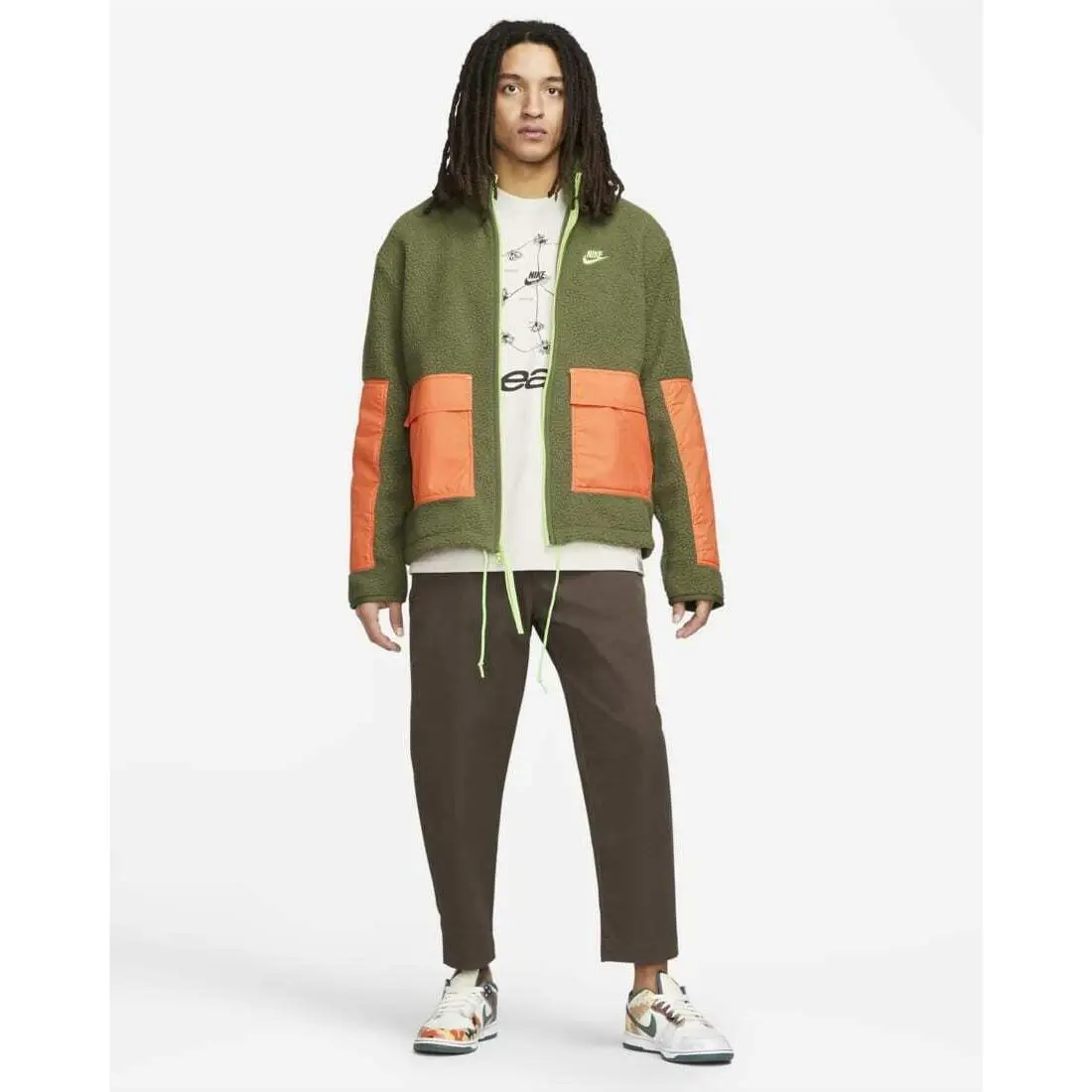 Nike clothing - Nike Sportswear - Sportswear - Green, Orange 0
