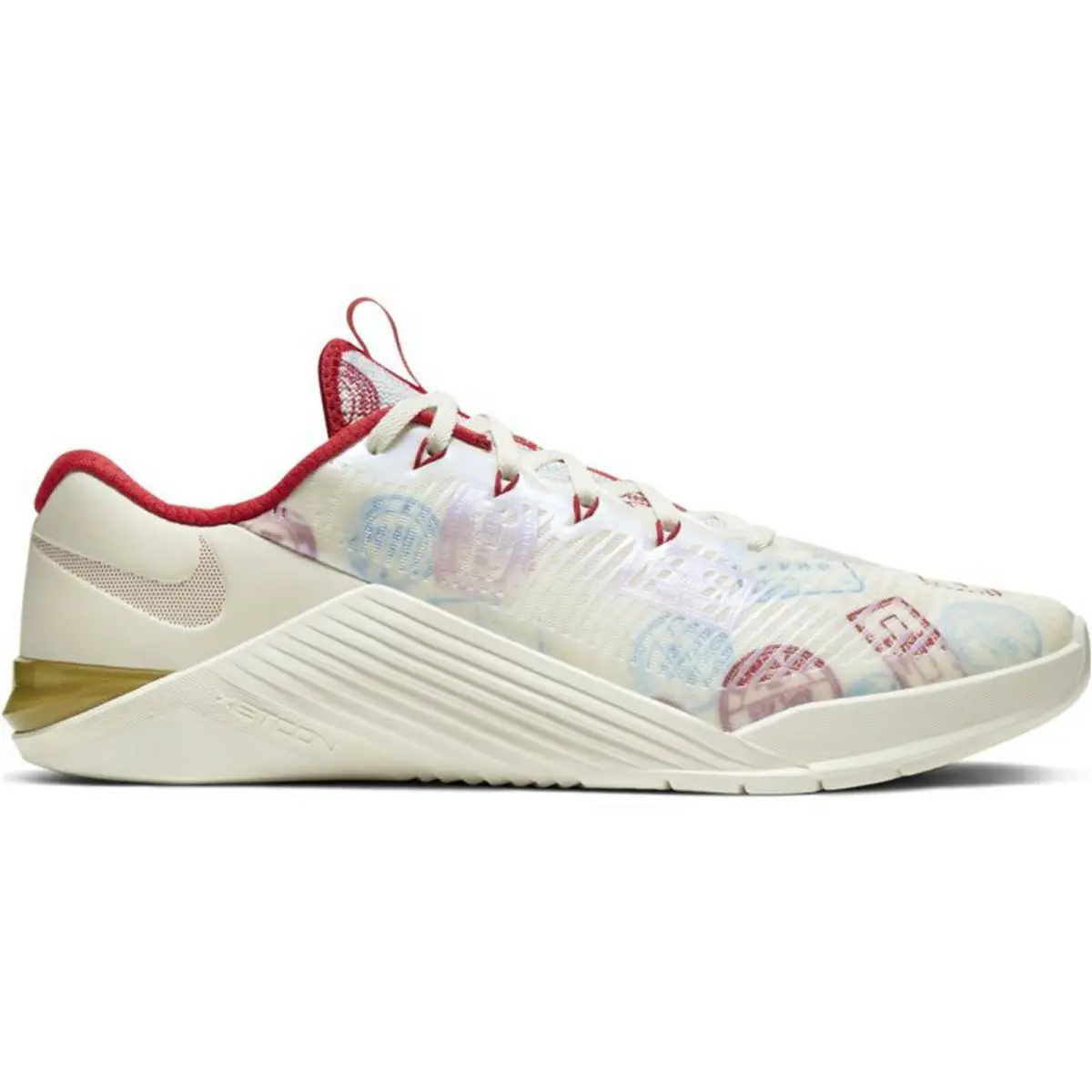 Nike shoes - Nike Metcon 5 AMP - Metcon AMP - CJ0772 - SAIL/METALLIC GOLD-GYM RED 5