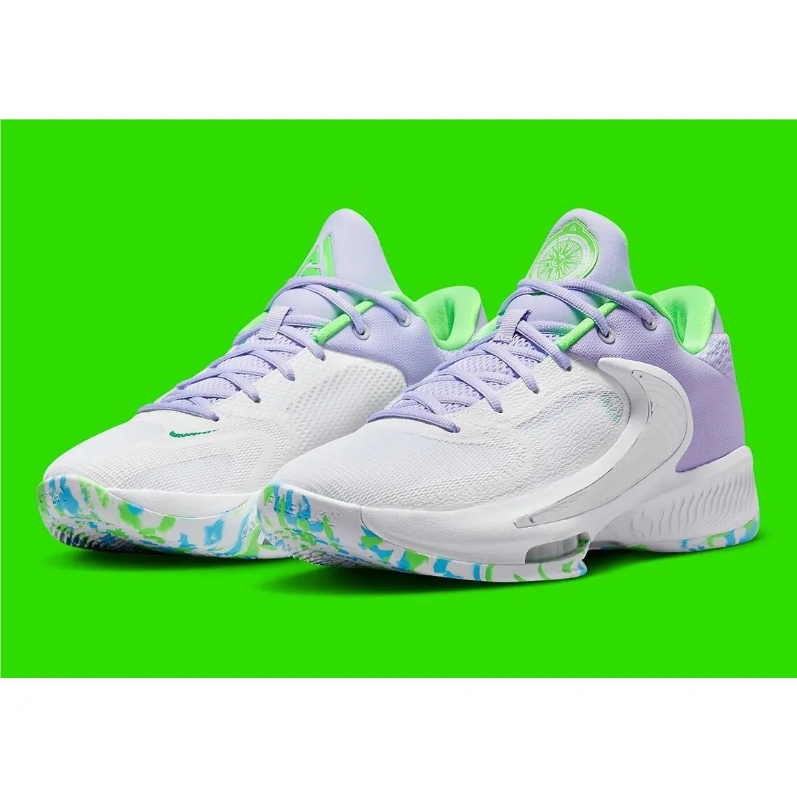 Nike shoes - White, Oxygen Purple, Black 1