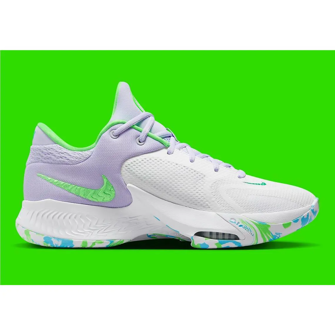Nike shoes - White, Oxygen Purple, Black 2