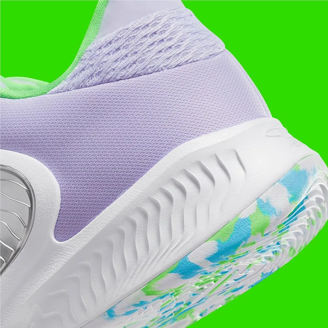 Nike shoes - White, Oxygen Purple, Black 3