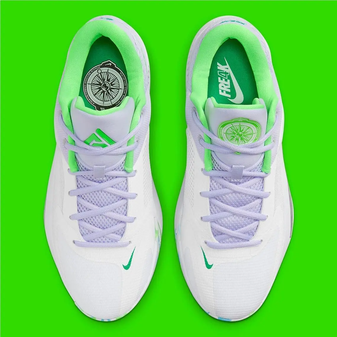 Nike shoes - White, Oxygen Purple, Black 6
