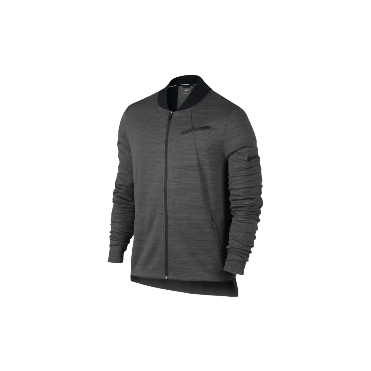 Nike Hyper Elite Showtime Jacket - Men`s Basketball Jacket - Gray