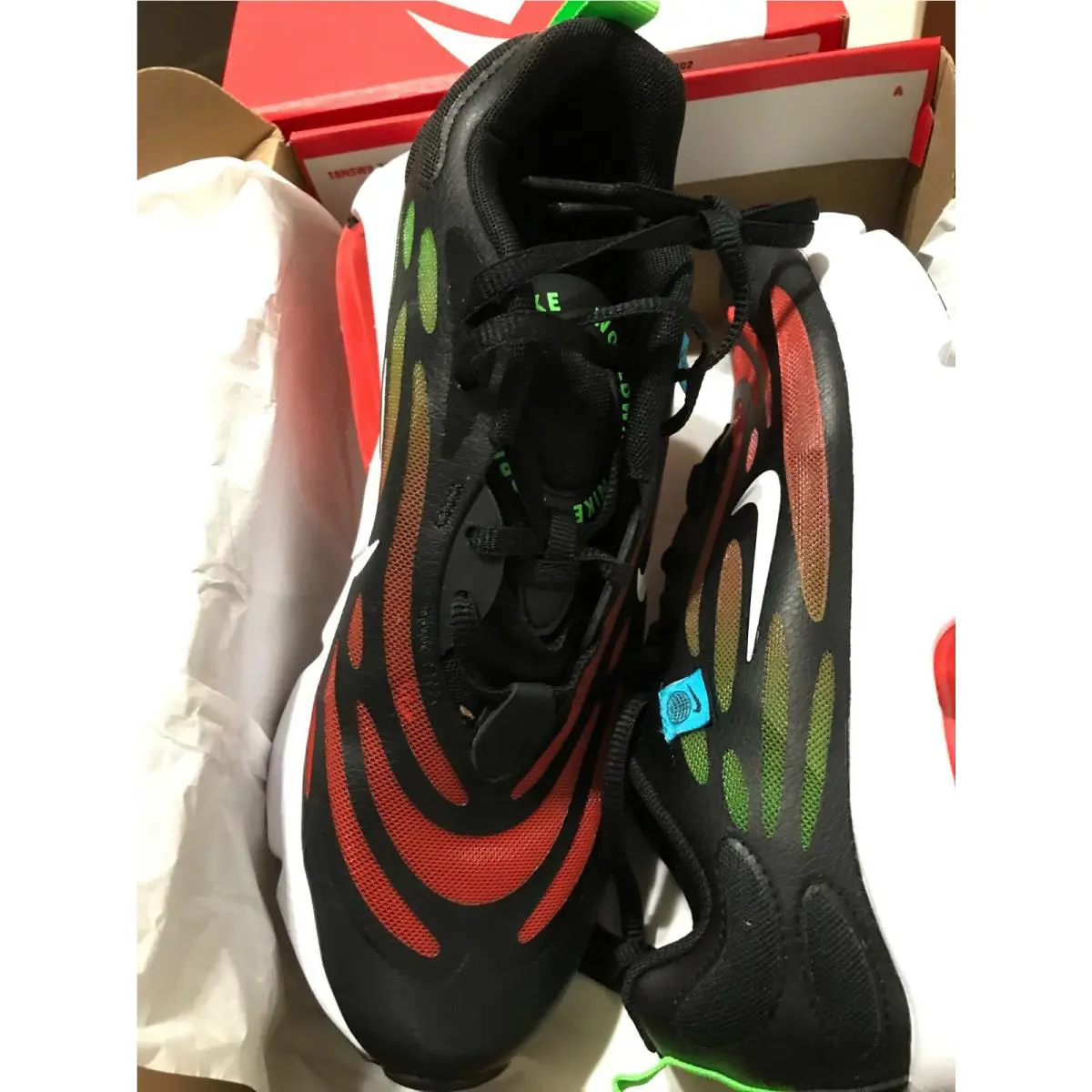 Nike shoes - Nike Air Max Exosense SE GS - CV3081-001 - BLACK/WHITE/CRIMSON 8