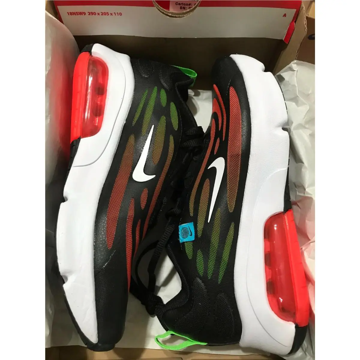 Nike shoes - Nike Air Max Exosense SE GS - CV3081-001 - BLACK/WHITE/CRIMSON 7