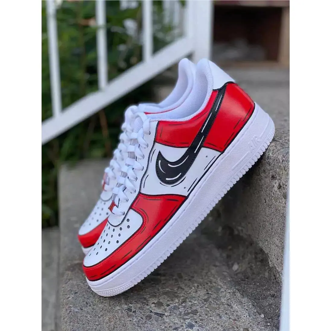 Nike shoes - Nike Air Force 1 - Air Force - CW2288-111 - Red 20