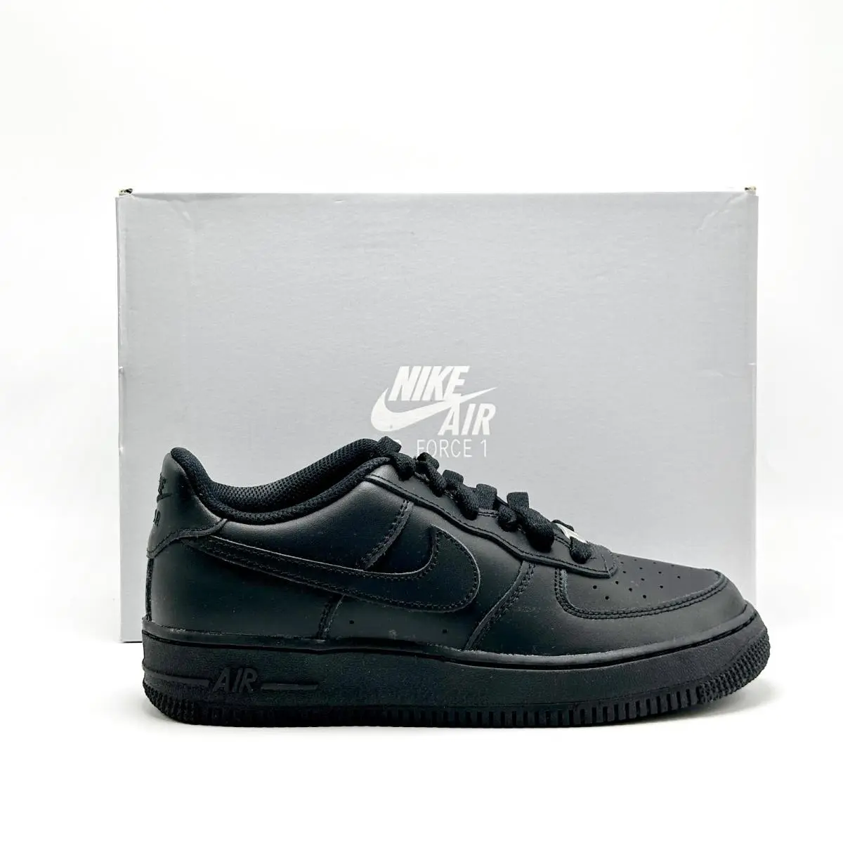 Nike shoes - Nike Air Force 1 GS - Black 4