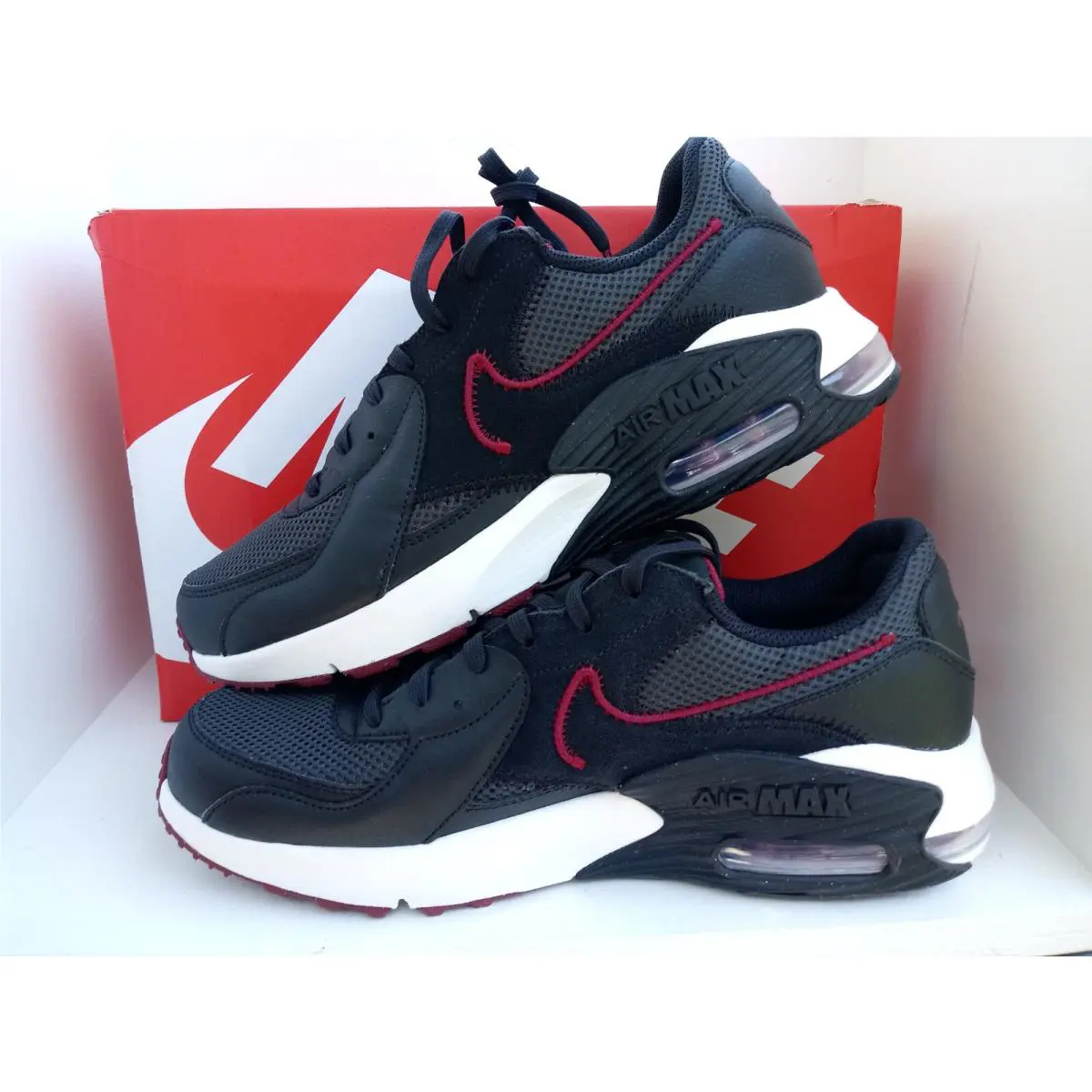 Nike shoes - Nike Air Max Excee - Air Max Excee - BLACK/RED & BLACK/HEMP-GREEN, :: WHITE/HEMP-GREEN 23