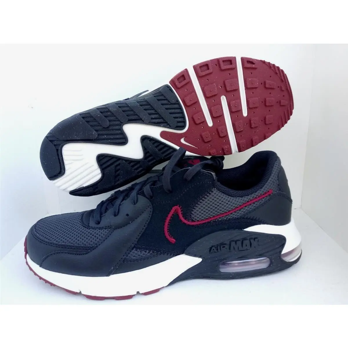 Nike shoes - Nike Air Max Excee - Air Max Excee - BLACK/RED & BLACK/HEMP-GREEN, :: WHITE/HEMP-GREEN 25