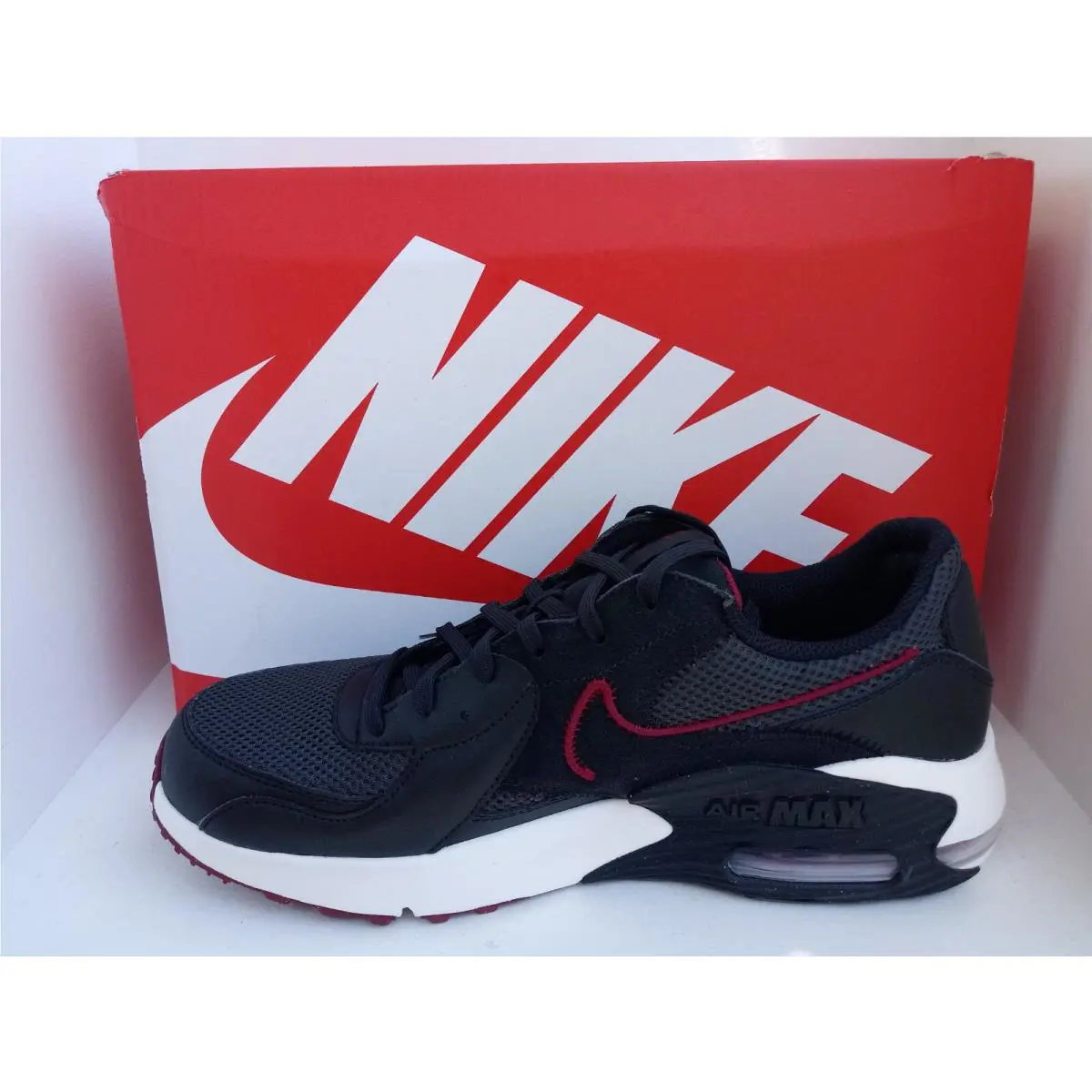 Nike shoes - Nike Air Max Excee - Air Max Excee - BLACK/RED & BLACK/HEMP-GREEN, :: WHITE/HEMP-GREEN 28