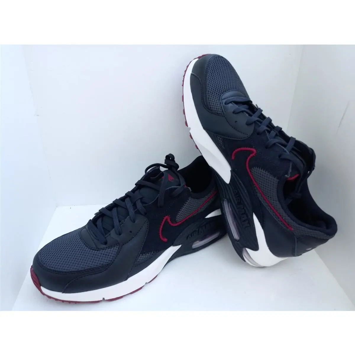 Nike shoes - Nike Air Max Excee - Air Max Excee - BLACK/RED & BLACK/HEMP-GREEN, :: WHITE/HEMP-GREEN 32