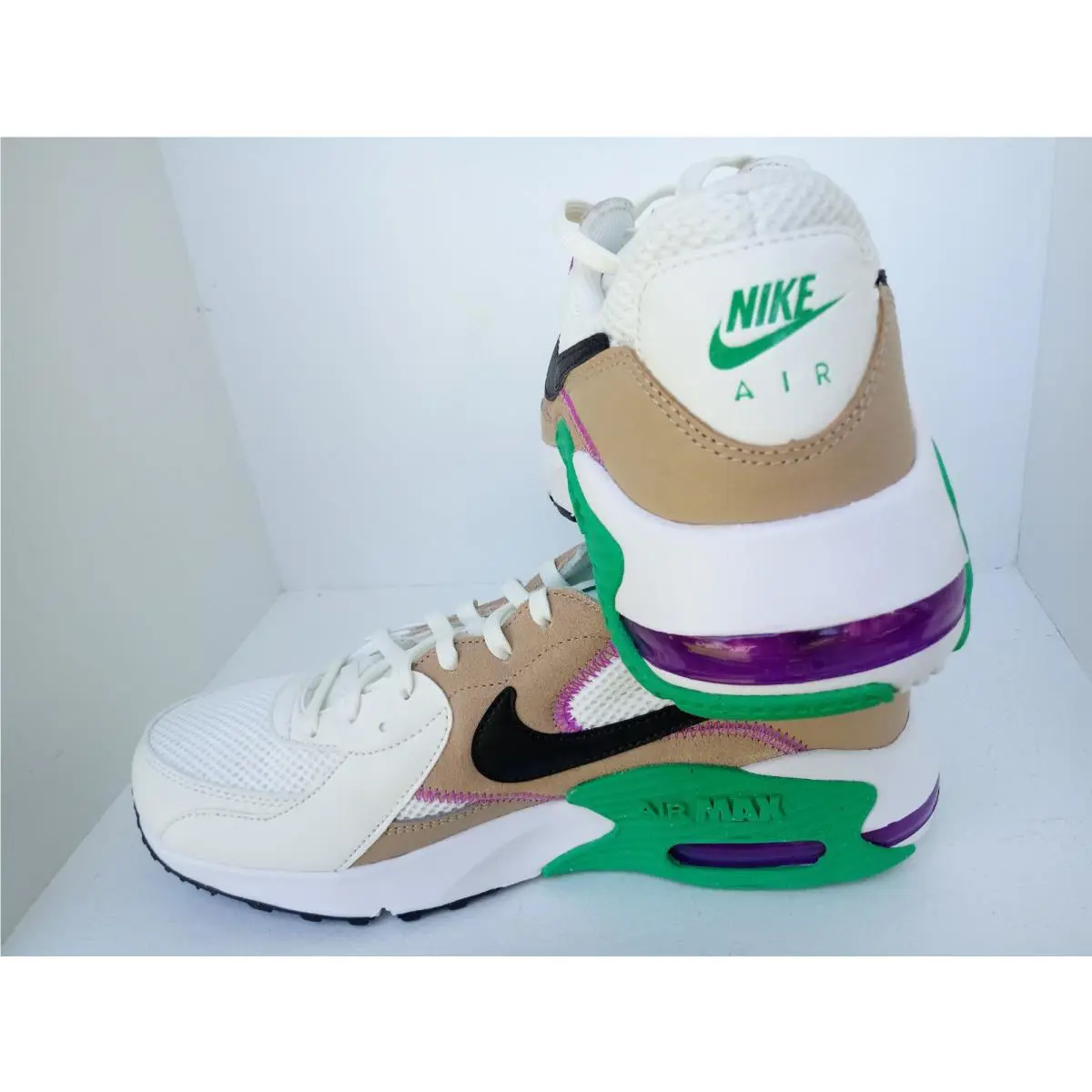Nike shoes - Nike Air Max Excee - Air Max Excee - BLACK/RED & BLACK/HEMP-GREEN, :: WHITE/HEMP-GREEN 22