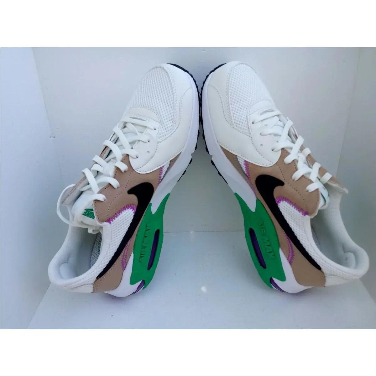 Nike shoes - Nike Air Max Excee - Air Max Excee - BLACK/RED & BLACK/HEMP-GREEN, :: WHITE/HEMP-GREEN 5