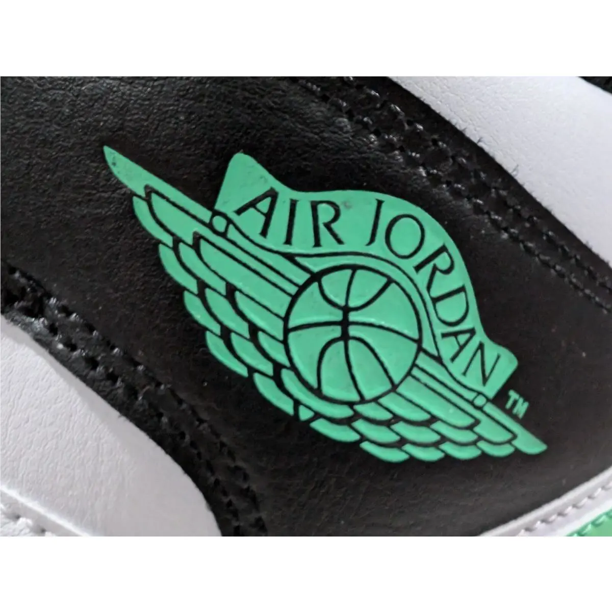 Nike shoes - Air Jordan 1 Mid - Air Mid - DQ8426-103 - White/Bllack/Green Glow 8