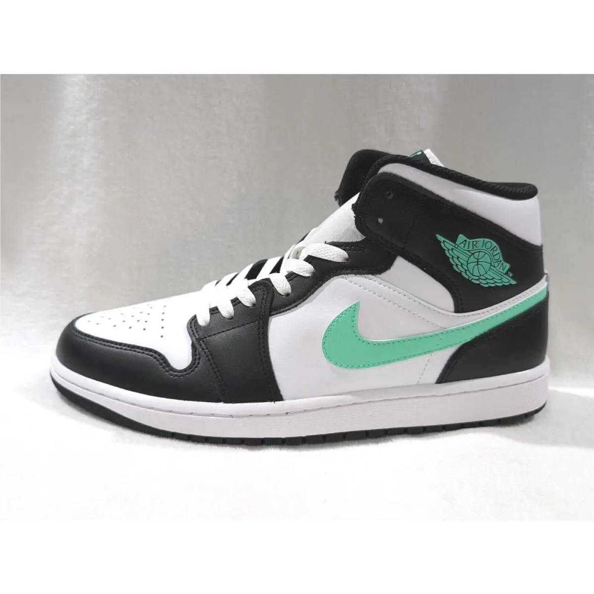 Nike shoes - Air Jordan 1 Mid - Air Mid - DQ8426-103 - White/Bllack/Green Glow 6