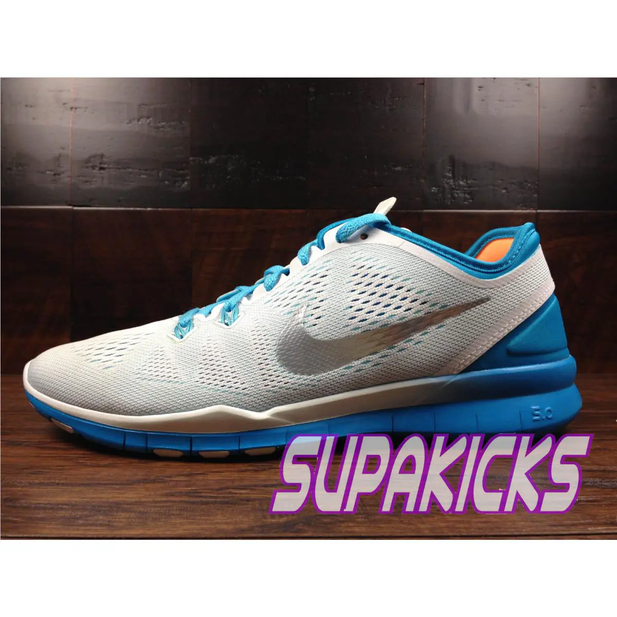Nike shoes - Nike Free 5.0 Tr Fit 5 - 704674-102 - White / Blue Lagoon / Clearwater 4