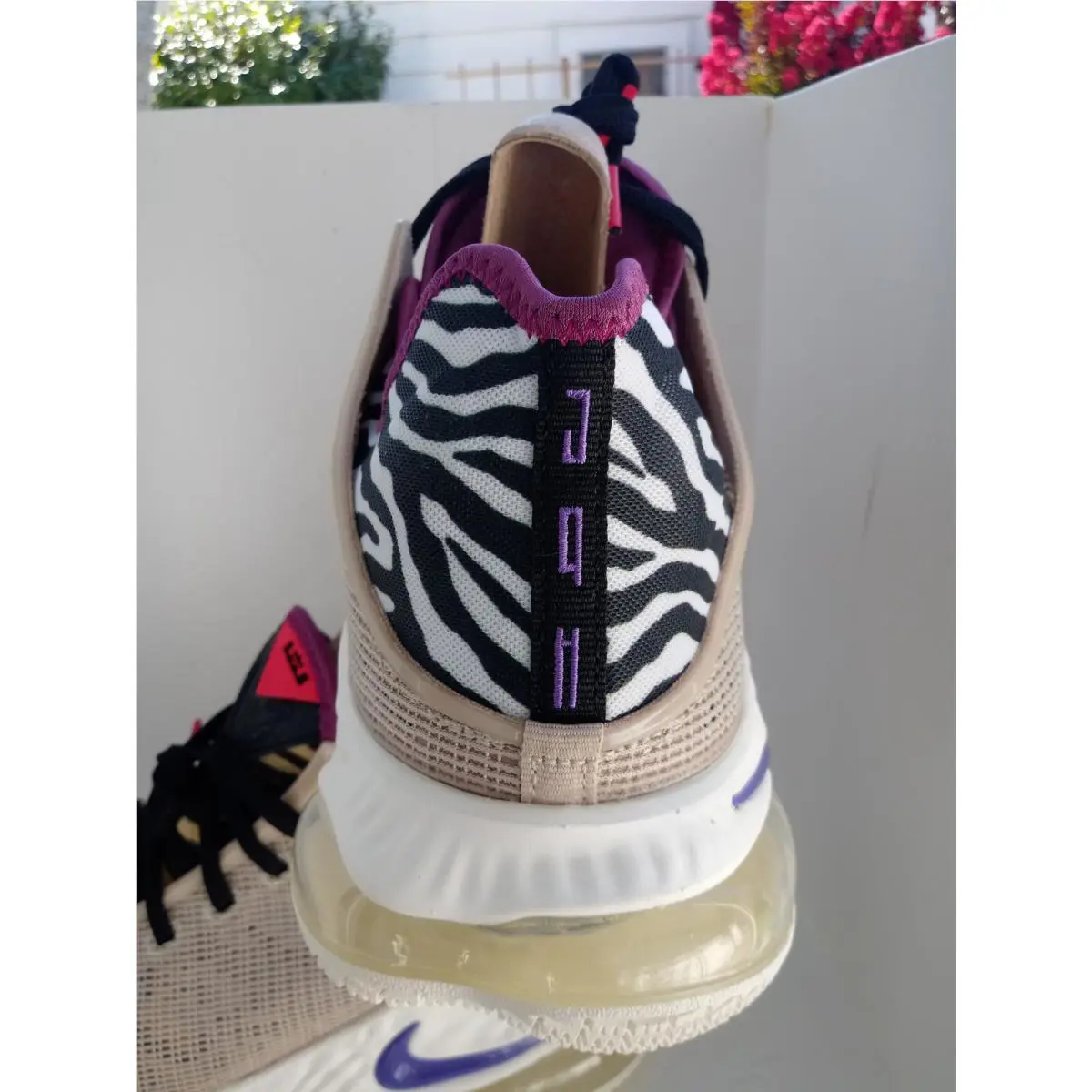 Nike shoes - Nike LeBron 19 - LeBron - DM1058-200 - RATTAN/DARK IRIS-SAIL-BLACK 8