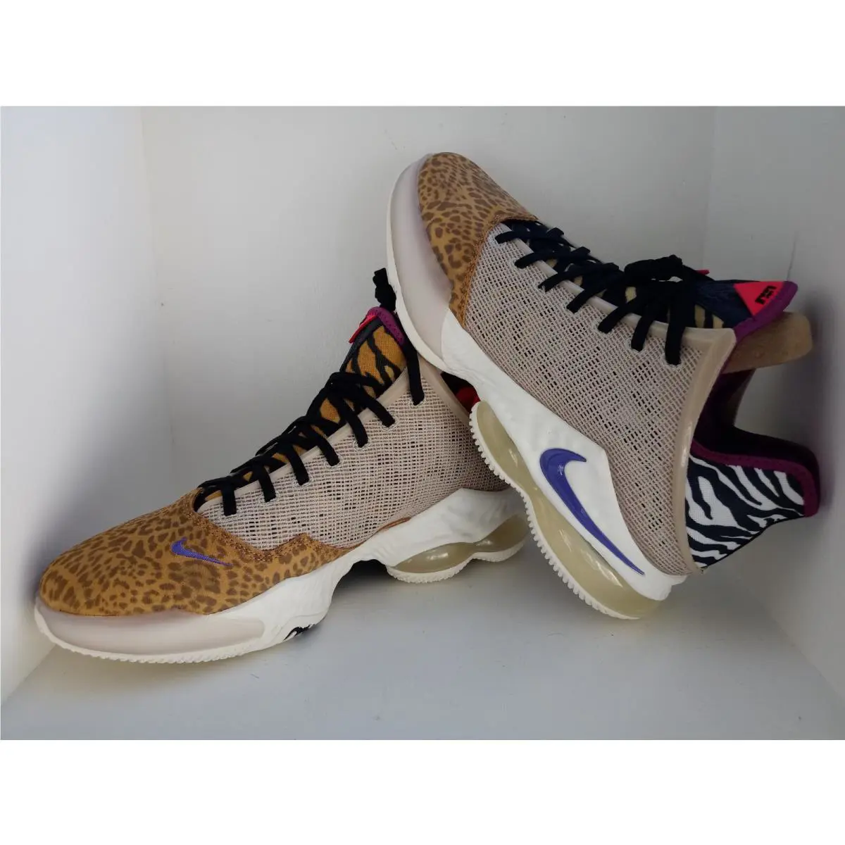 Nike shoes - Nike LeBron 19 - LeBron - DM1058-200 - RATTAN/DARK IRIS-SAIL-BLACK 5