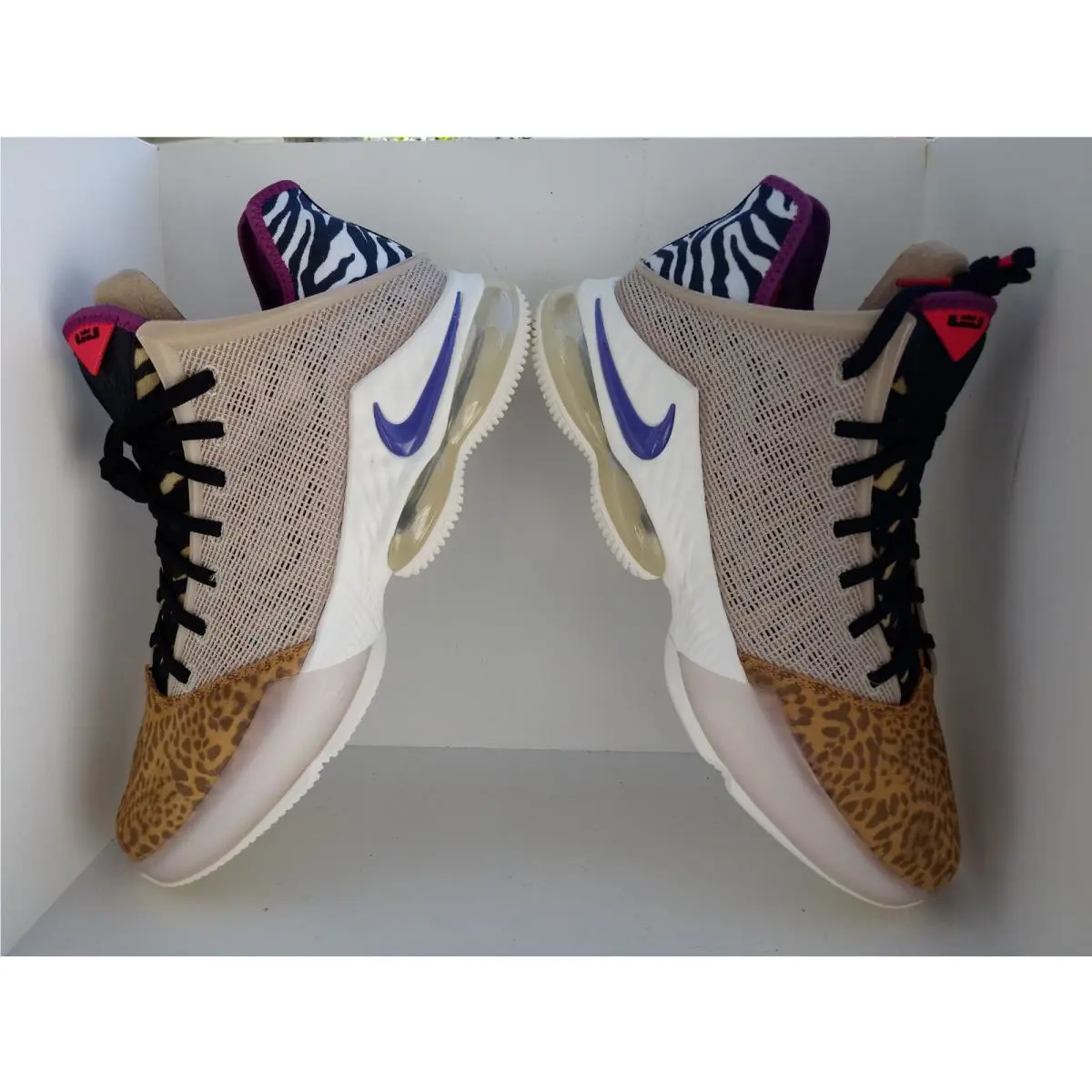Nike shoes - Nike LeBron 19 - LeBron - DM1058-200 - RATTAN/DARK IRIS-SAIL-BLACK 7