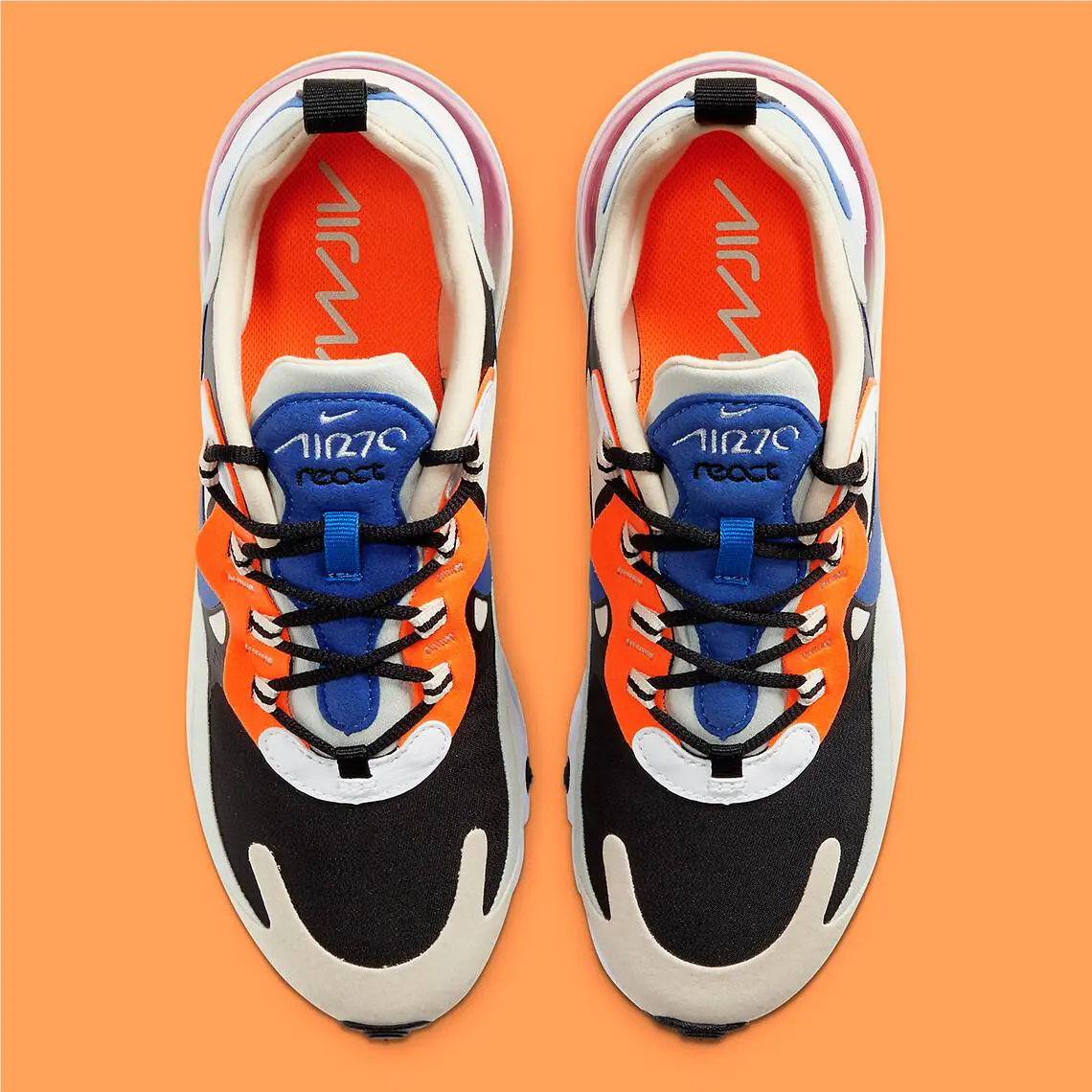 Nike shoes - Nike Air Max 270 - Air Max - CI3899-200 - Multicolor, Manufacturer: Fossil/Black/Pistachio Frost/Hyper Blue 8