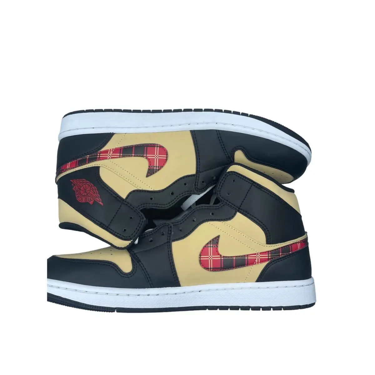 Nike shoes - Jordan 1 Mid SE - Mid - DZ5329-001 - Brown, Manufacturer: Black/Multi-Color-Sesame 0
