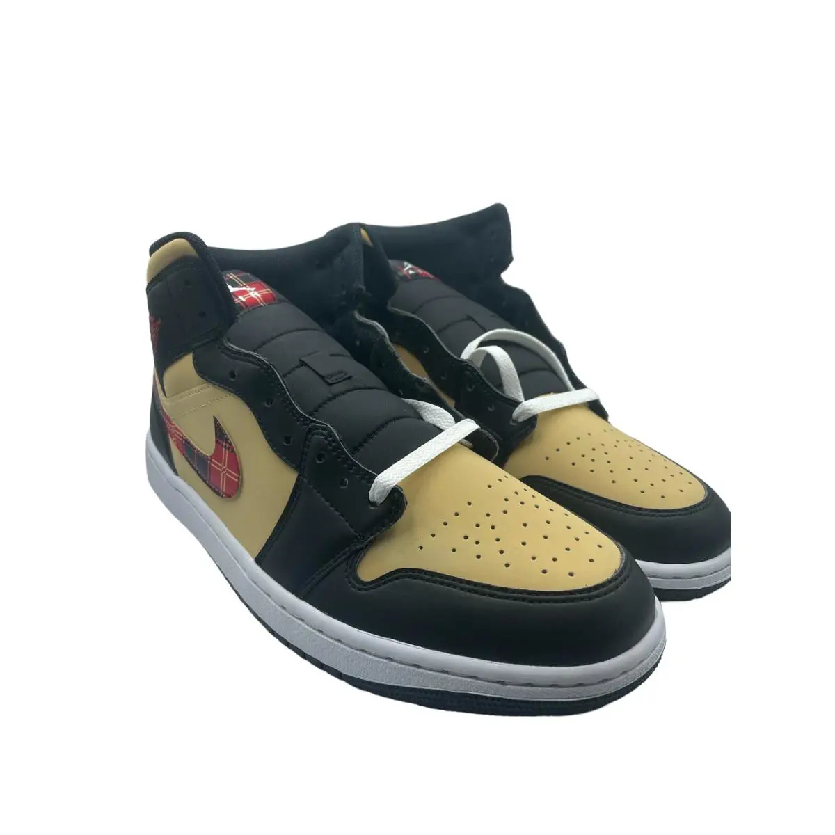 Nike shoes - Jordan 1 Mid SE - Mid - DZ5329-001 - Brown, Manufacturer: Black/Multi-Color-Sesame 1