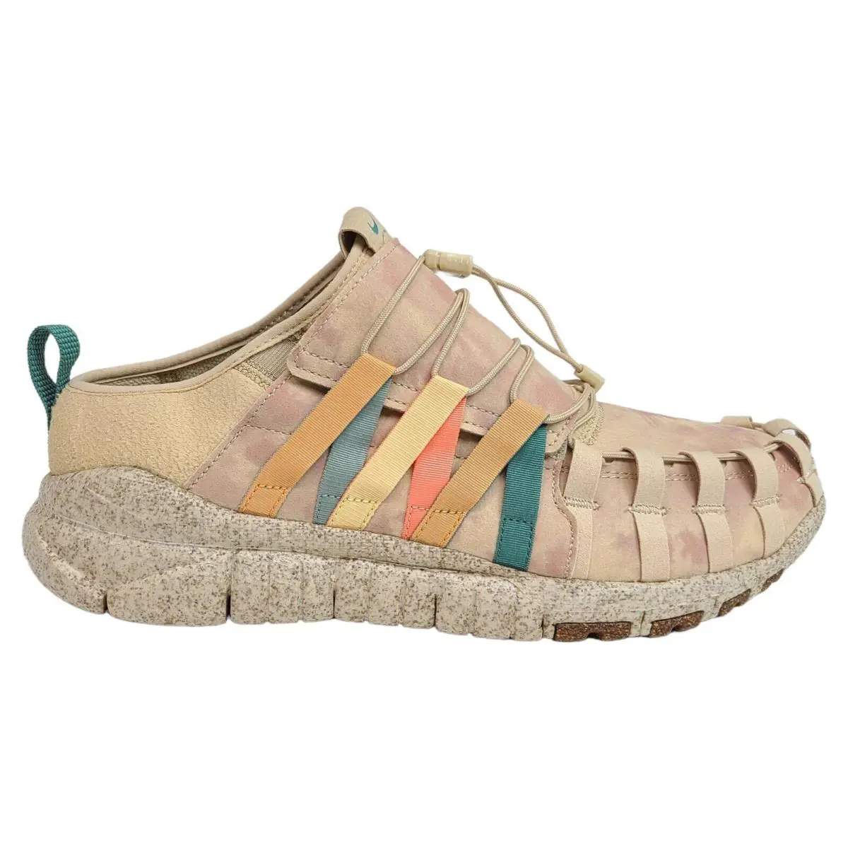 Nike Men 10 10.5 11.5 Free Crater Trail Moc N7 Mule Grain Fossil Rose DQ7605-200 - Brown